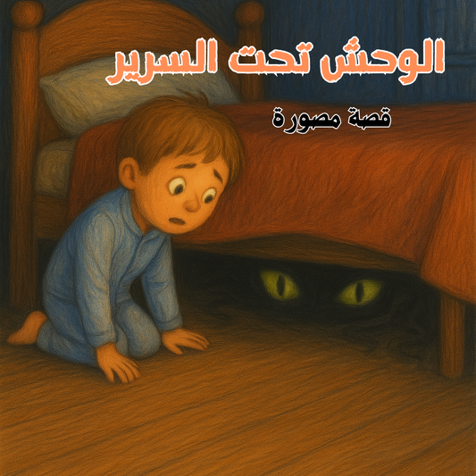 الوحش تحت السرير - قصة مصورة